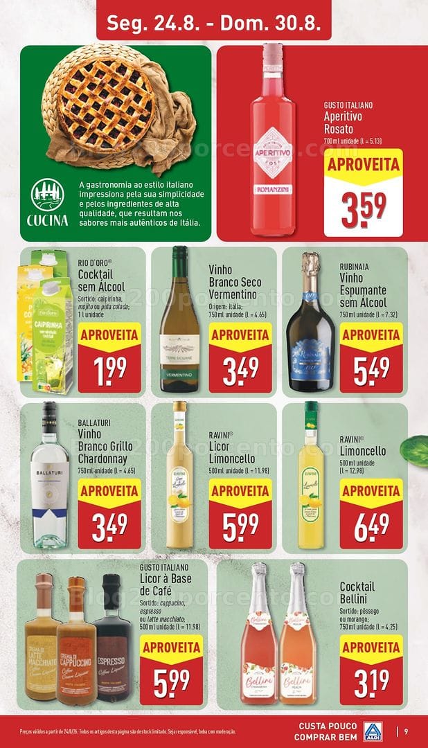 Antevisão Folheto ALDI Sabores do Mundo Promoções de 24 a 30 agosto
